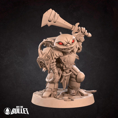 Goblin Soldier, Spacer | Tabletop Gaming Scale Resin Miniature | Bite the Bullet | Bullet Galaxy