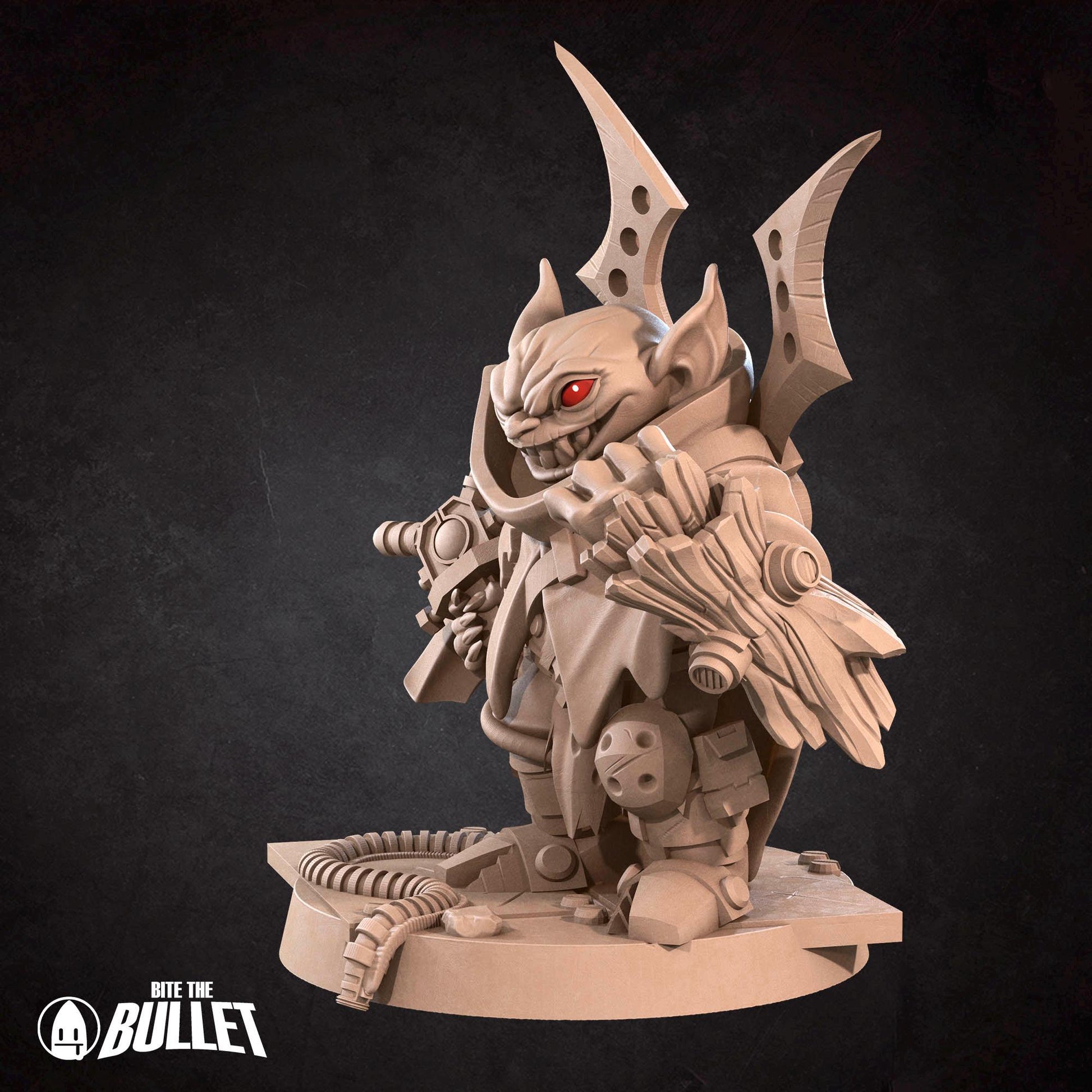 Goblin Vanguard, Spacer | Tabletop Gaming Scale Resin Miniature | Bite the Bullet | Bullet Galaxy