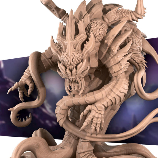 Space Monster, Alien Creature, Enemy, Boss | Tabletop Gaming Scale Resin Miniature | Bite the Bullet | Bullet Galaxy