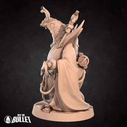 Space Slug Mystic, Space Alien | Tabletop Gaming Scale Resin Miniature | Bite the Bullet | Bullet Galaxy