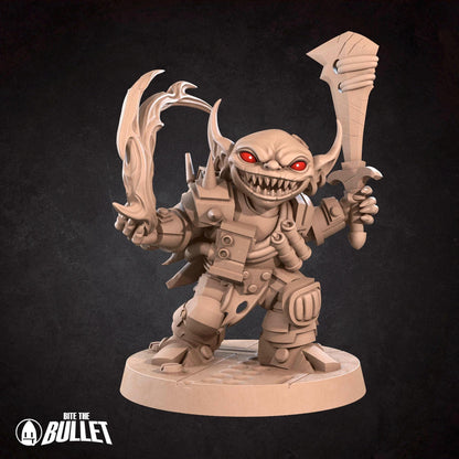 Goblin Witchwarper, Spacer | Tabletop Gaming Scale Resin Miniature | Bite the Bullet | Bullet Galaxy