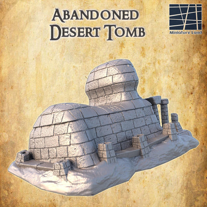 Abandoned Desert Tomb | TTRPG D&D Playable 3D Printed Building | MiniatureLand