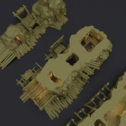Abandoned Mine | TTRPG D&D Playable 3D Printed Building | MiniatureLand