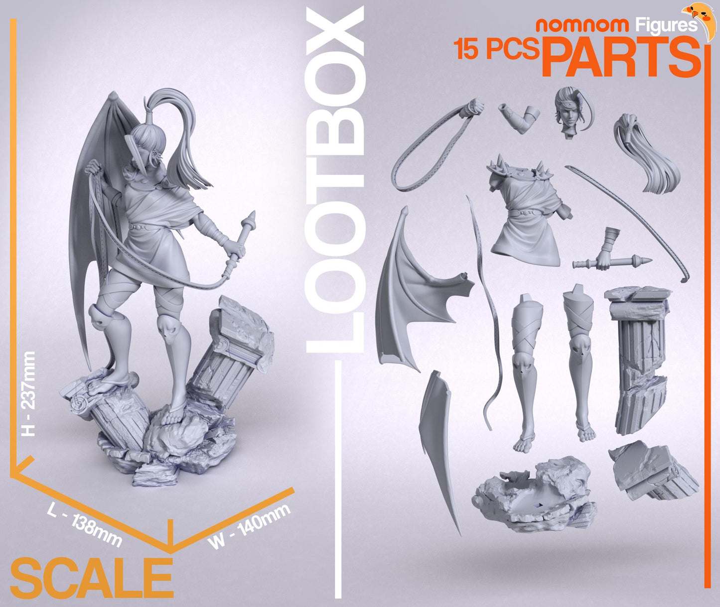 First Fury | Resin Garage Kit Figure Game Fan Art | Nomnom Figures