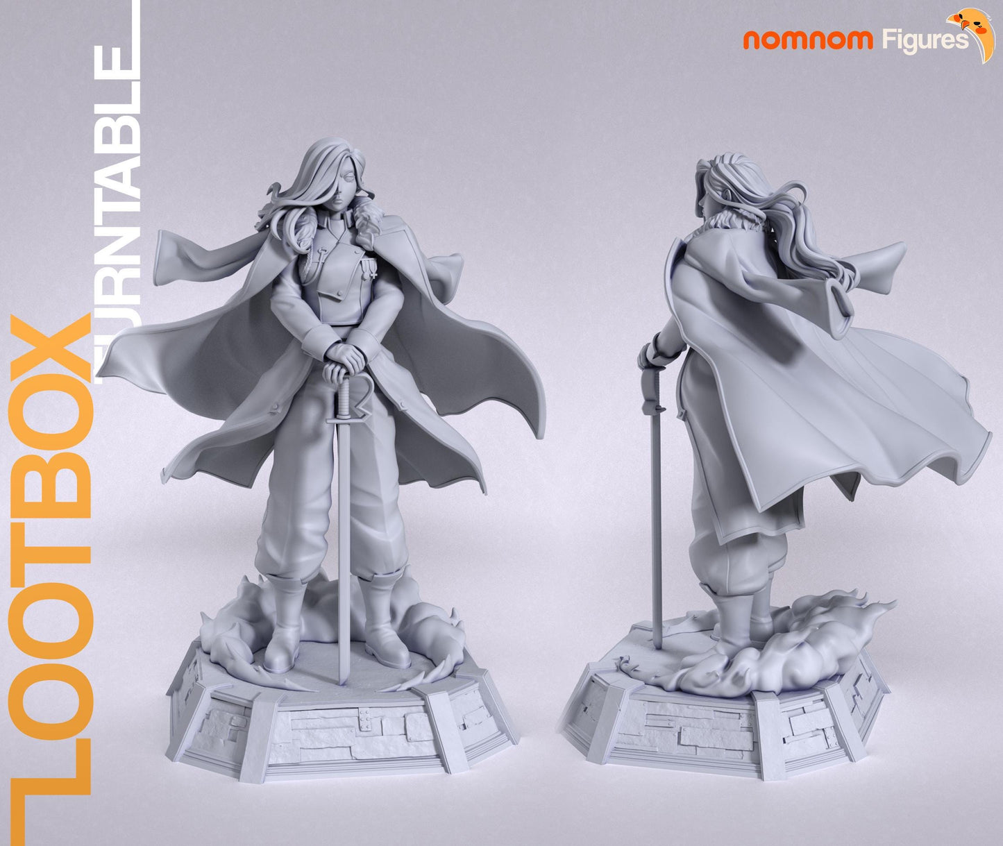 Fierce Major General | Resin Garage Kit Figure Anime Manga Fan Art | Nomnom Figures