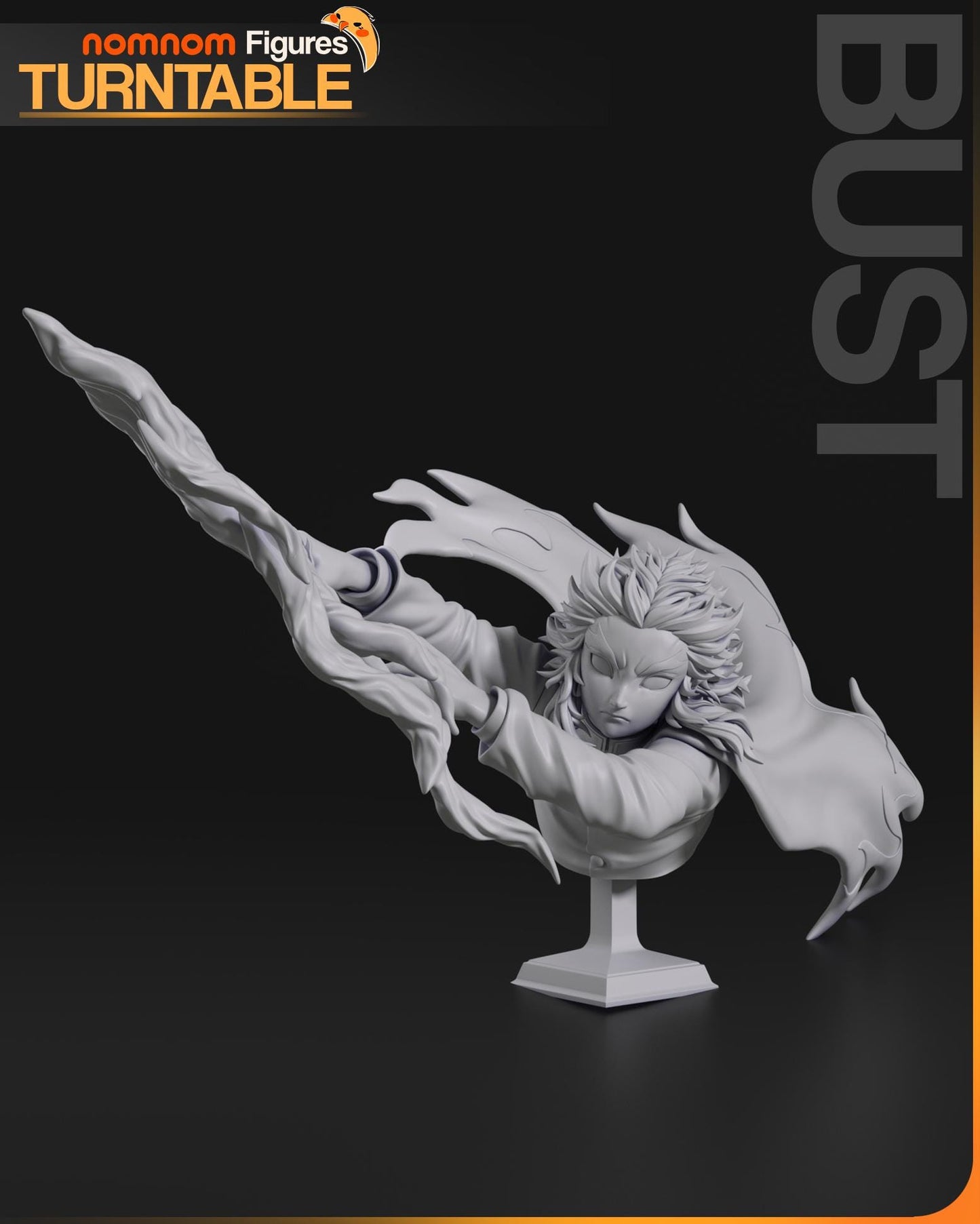 Fiery Big Brother | Resin Garage Kit Figure Anime Manga Fan Art | Nomnom Figures