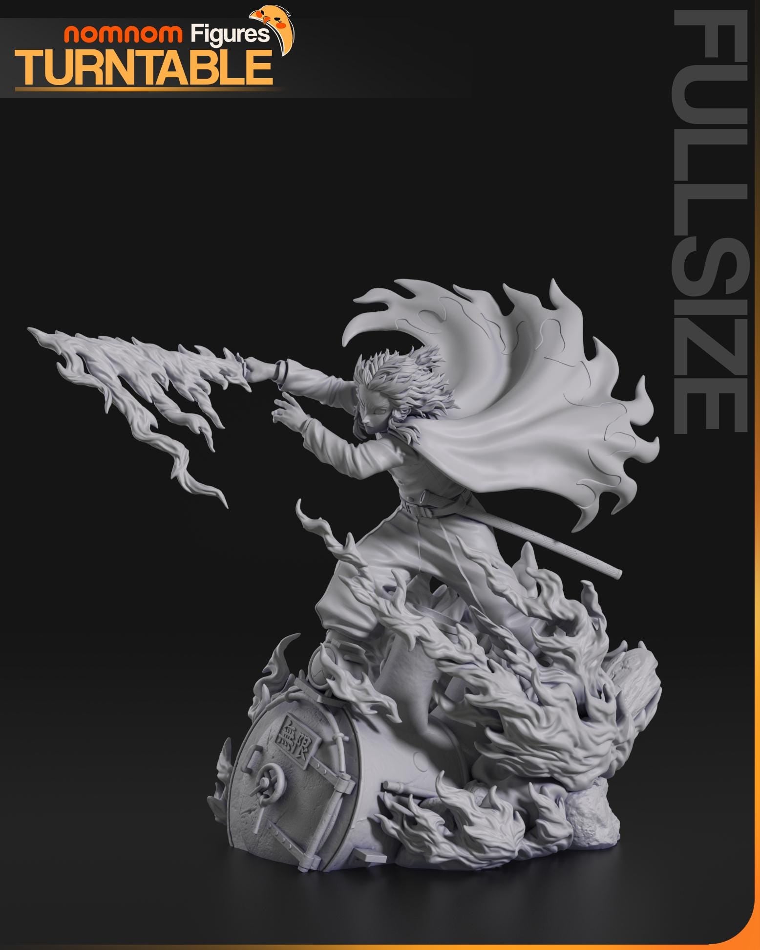 Fiery Big Brother | Resin Garage Kit Figure Anime Manga Fan Art | Nomnom Figures