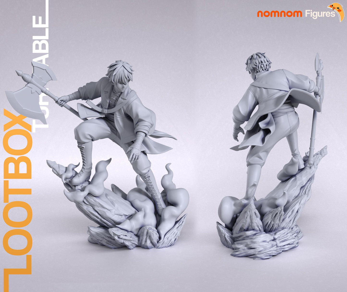 Heroic Adventurer | Resin Garage Kit Figure Anime Fan Art | Nomnom Figures