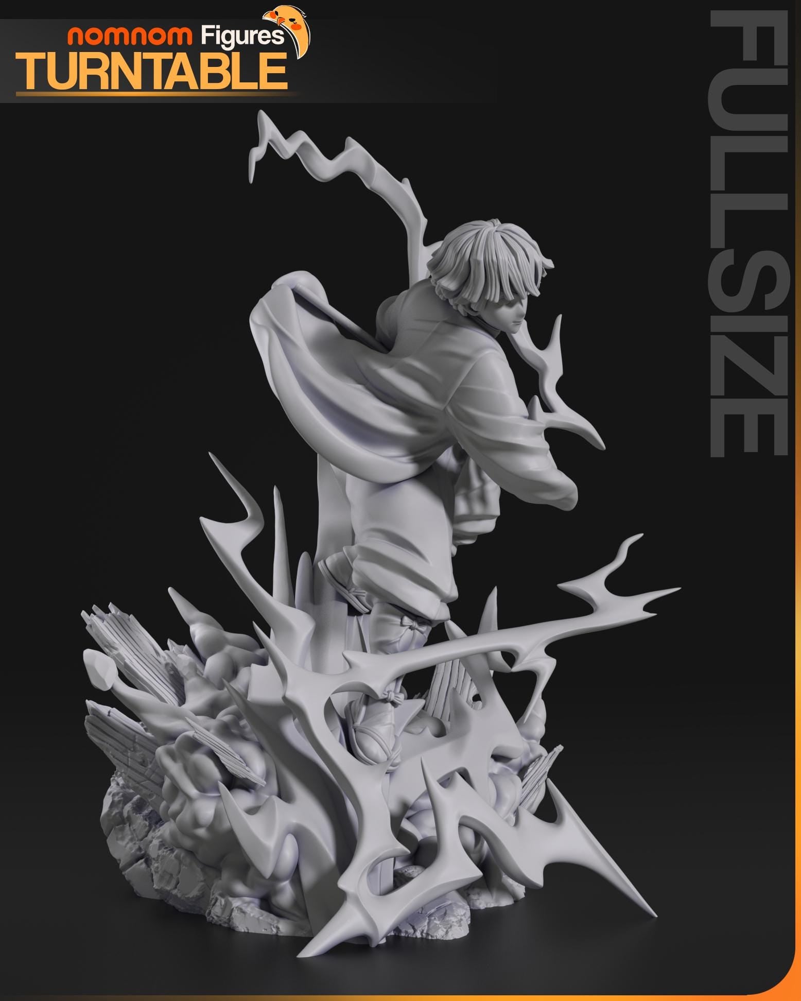 Lightning Slayer | Resin Garage Kit Figure Anime Manga Fan Art | Nomnom Figures