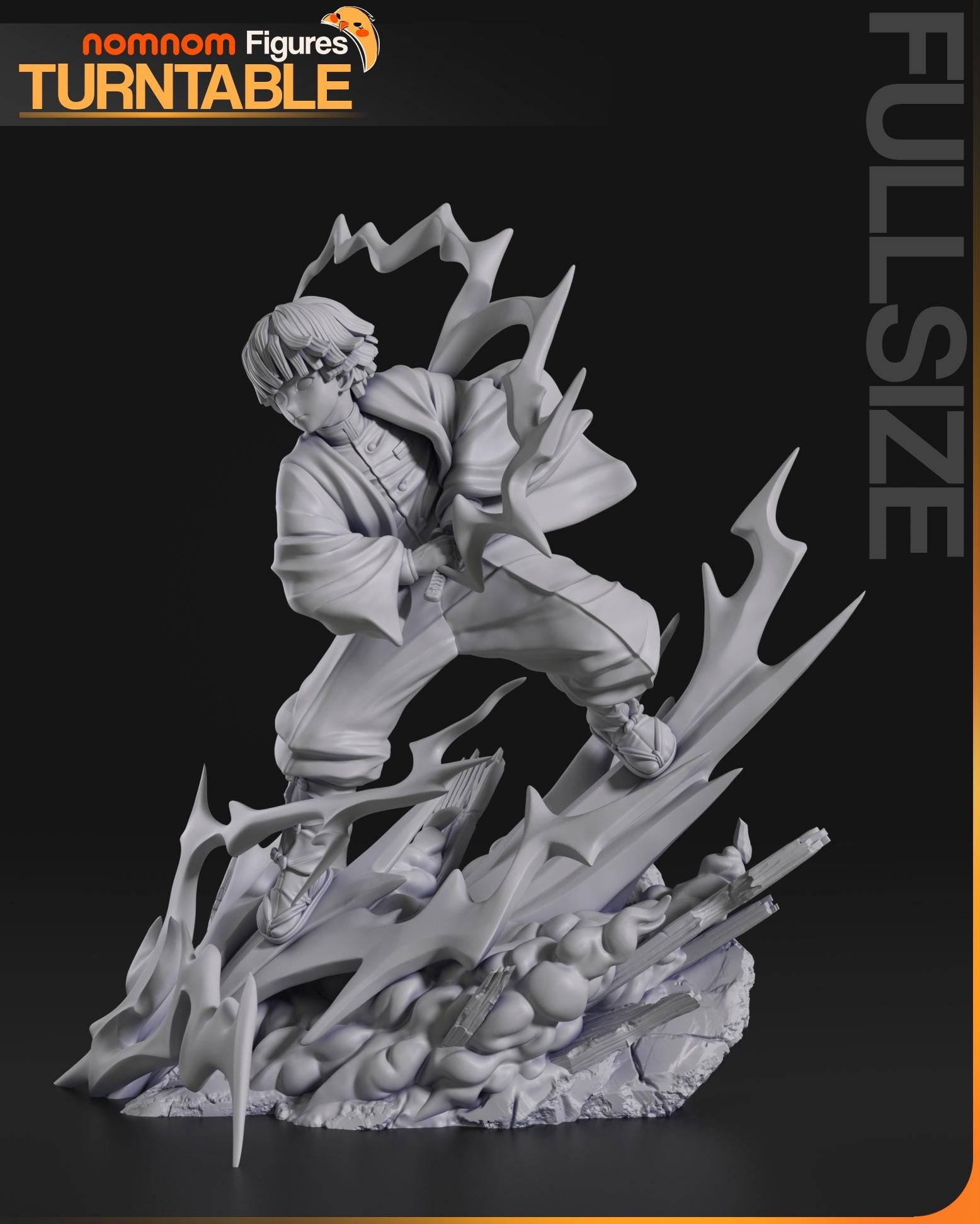 Lightning Slayer | Resin Garage Kit Figure Anime Manga Fan Art | Nomnom Figures