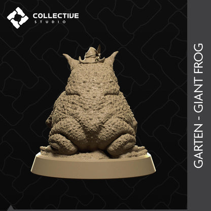Garten, Druid, Wild Shape, Giant Frog | Tabletop Gaming Mini or Display Figure | Collective Studio