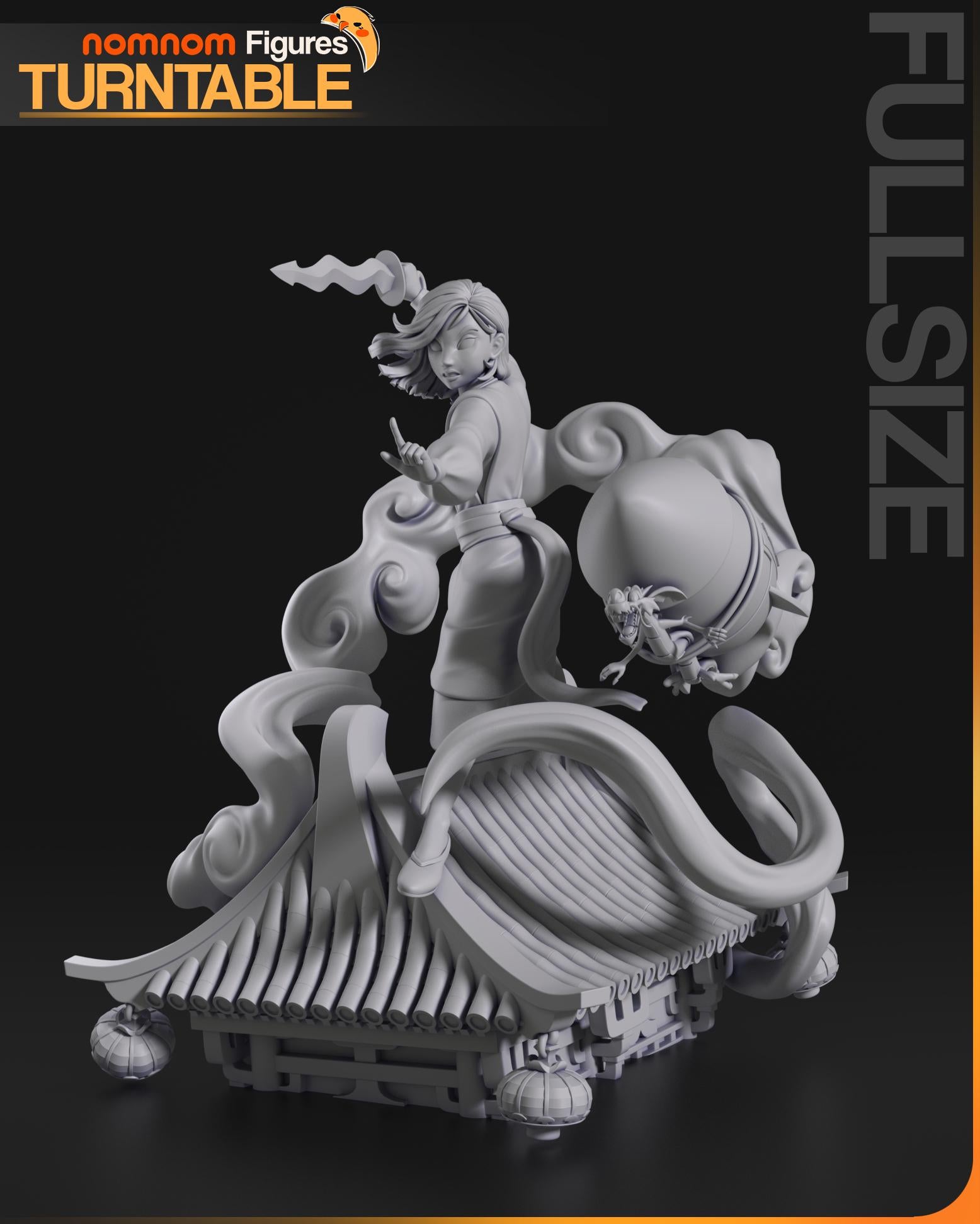 Protector of China | Resin Garage Kit Figure Movie Fan Art | Nomnom Figures