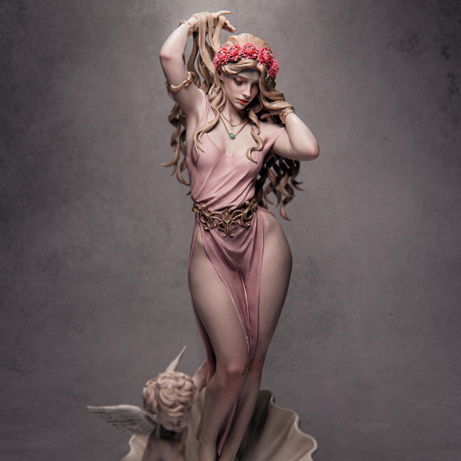 1:12 Greek Goddess of Love, Aphrodite | Resin Garage Kit Sculpture Mythology Statue | CA 3D Studios