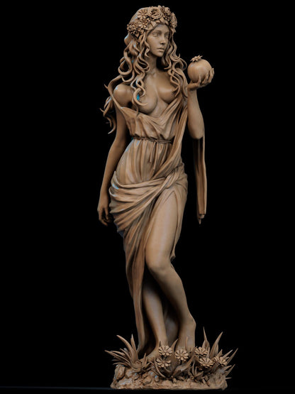 1:12 Greek Goddess of Spring, Persephone | Resin Garage Kit Sculpture Mythology Statue | CA 3D Studios