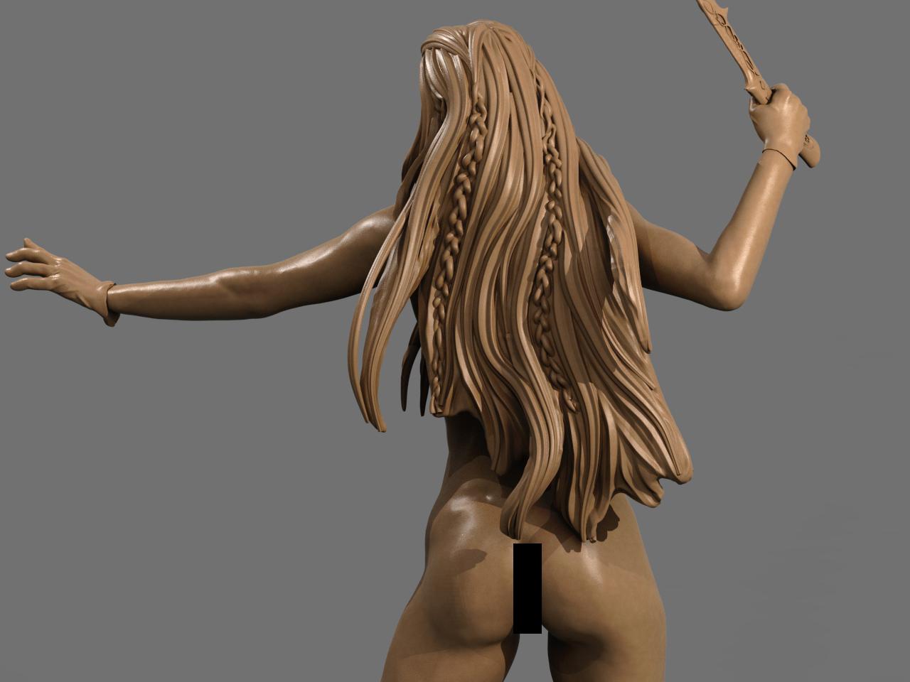 1:12 Half-Elven Queen of Elves and Men | Resin Garage Kit Sculpture Anime Video Game Fan Art Statue | CA 3D Studios