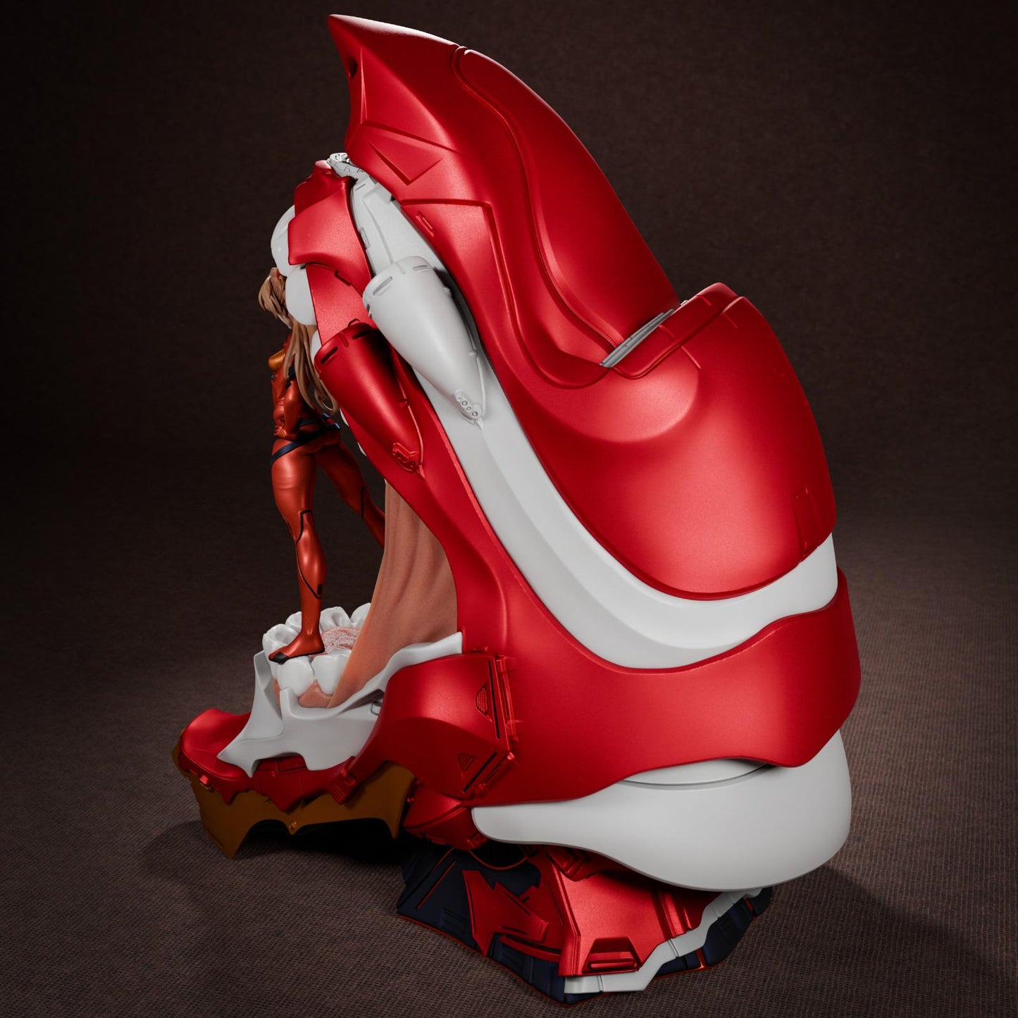 1:12 Red Headed Mech Pilot | Resin Garage Kit Sculpture Anime Video Game Fan Art Statue | CA 3D Studios