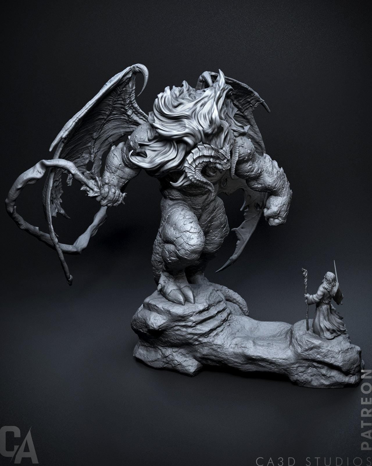 Fateful Encounter | Resin Garage Kit Sculpture Anime Video Game Fan Art Statue | CA 3D Studios
