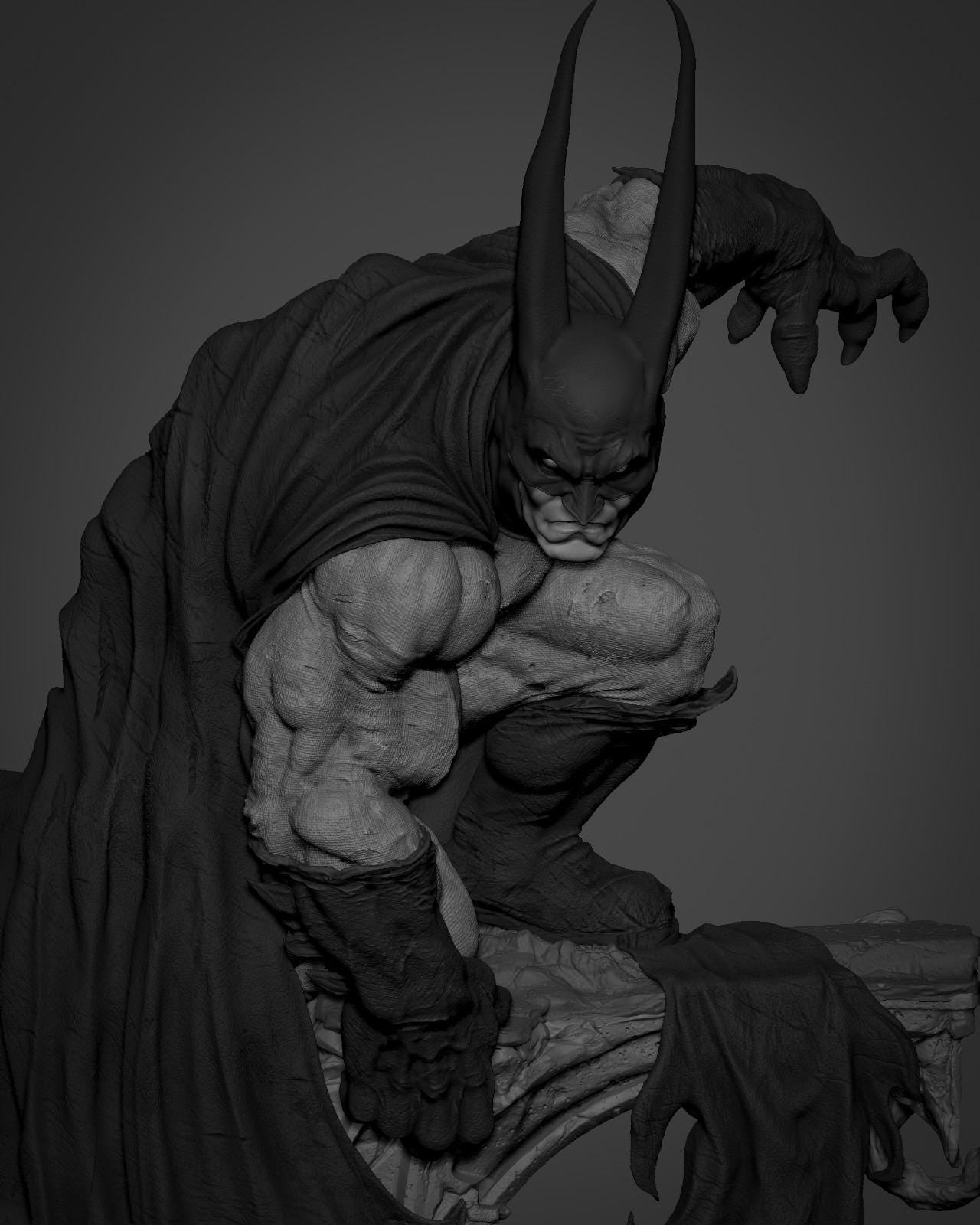1:12 Vampire Bat Man | Resin Garage Kit Sculpture Anime Video Game Fan Art Statue | CA 3D Studios