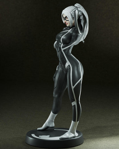 1:12 Crafty Black Cat | Resin Garage Kit Sculpture Anime Video Game Fan Art Statue | CA 3D Studios