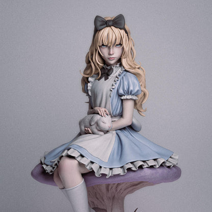 1:12 Girl in Wonderland | Resin Garage Kit Sculpture Anime Video Game Fan Art Statue | CA 3D Studios