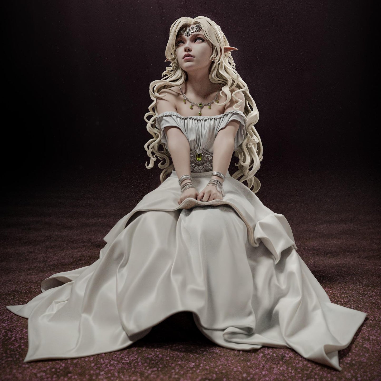 1:12 Elf Princess | Resin Garage Kit Sculpture Anime Video Game Fan Art Statue | CA 3D Studios