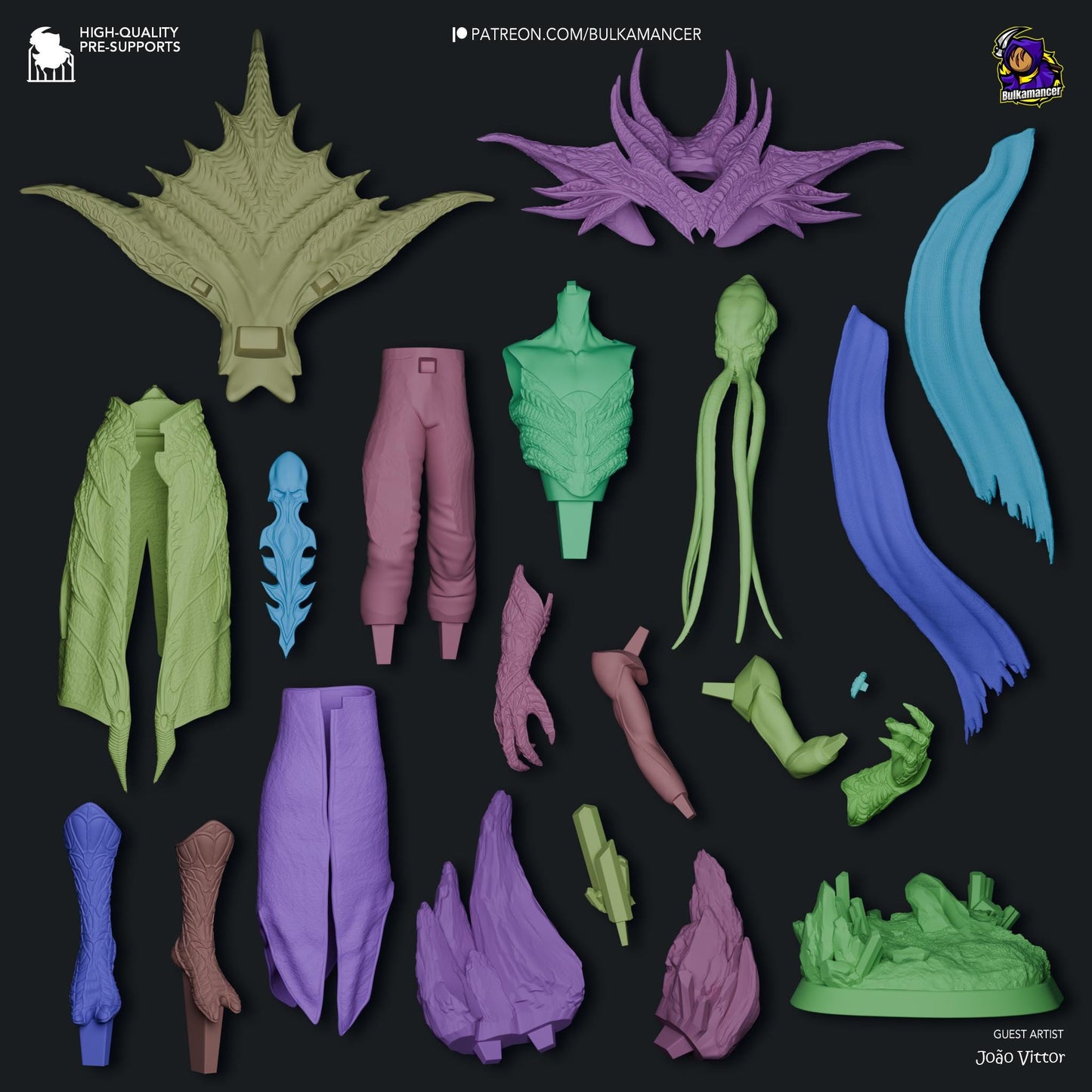 Sovereign | Resin Garage Kit Sculpture Anime Video Game Fan Art Statue | Bulkamancer Sculpts