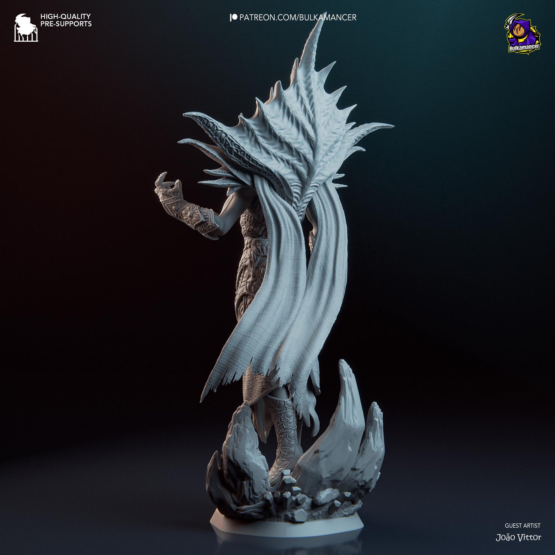 Sovereign | Resin Garage Kit Sculpture Anime Video Game Fan Art Statue | Bulkamancer Sculpts