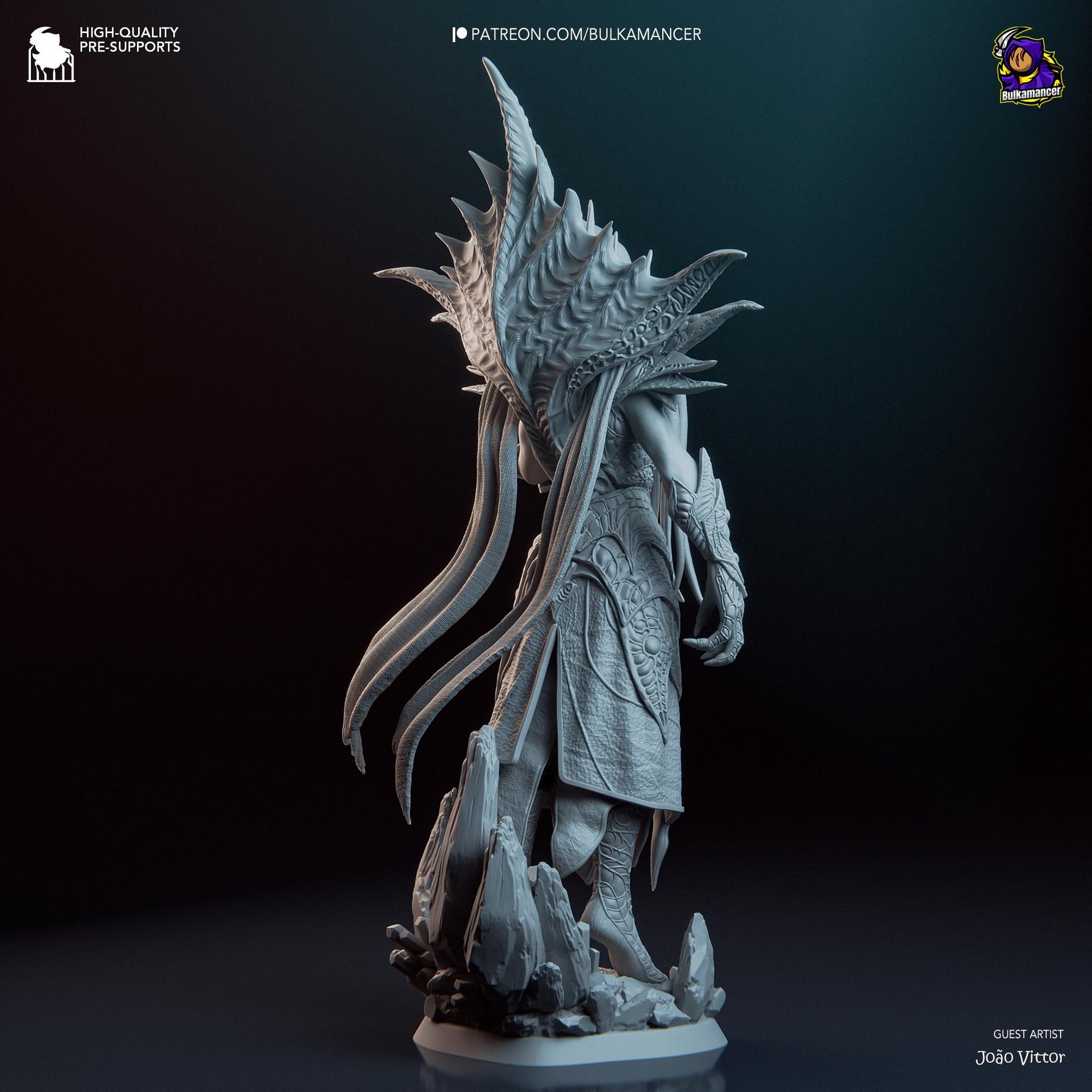 Sovereign | Resin Garage Kit Sculpture Anime Video Game Fan Art Statue | Bulkamancer Sculpts
