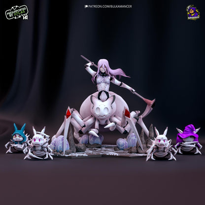 Arachne and Her Children | Resin Garage Kit Sculpture Anime Video Game Fan Art Statue | Bulkamancer Sculpts
