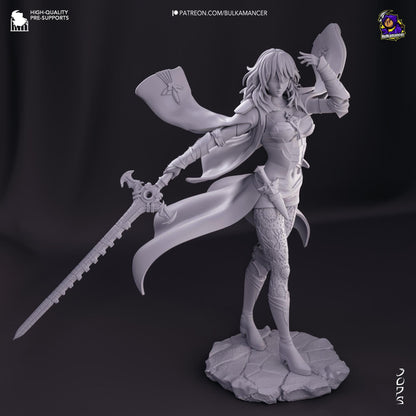 Ashen Professor | Resin Garage Kit Sculpture Anime Video Game Fan Art Statue | Bulkamancer Sculpts