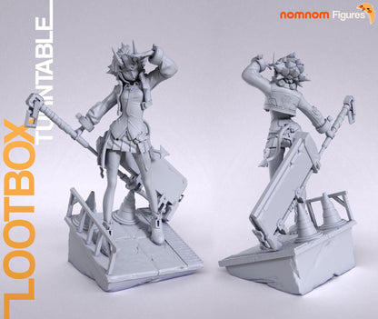 Ice Support Agent | Resin Garage Kit Figure Game Fan Art | Nomnom Figures