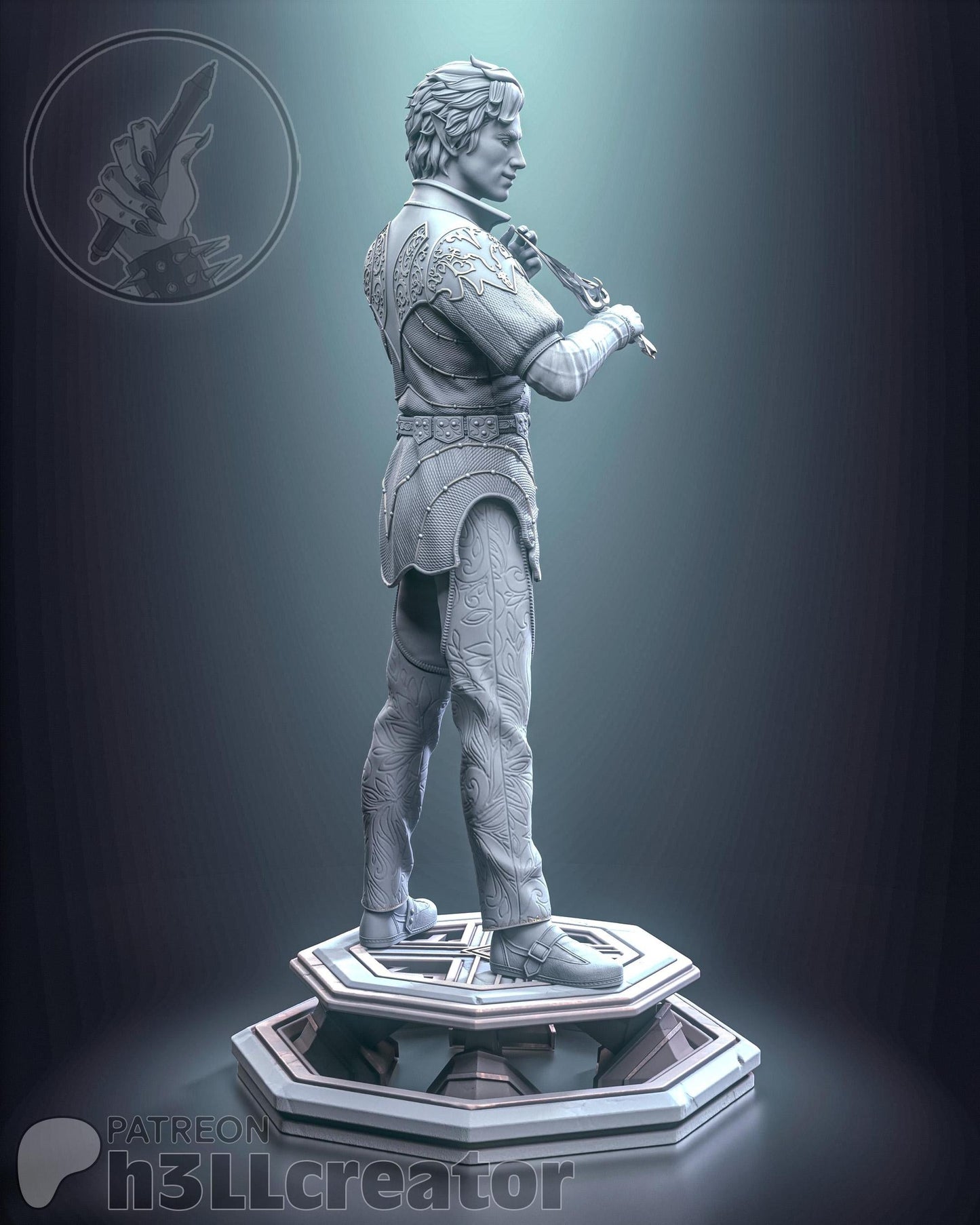 1:12 Sassy Vamp | Resin Garage Kit Figure Game D&D Fan Art | h3LL creator