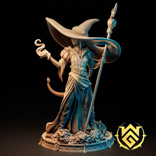 Brim Wizard | TTRPG D&D Miniature | The Witchguild