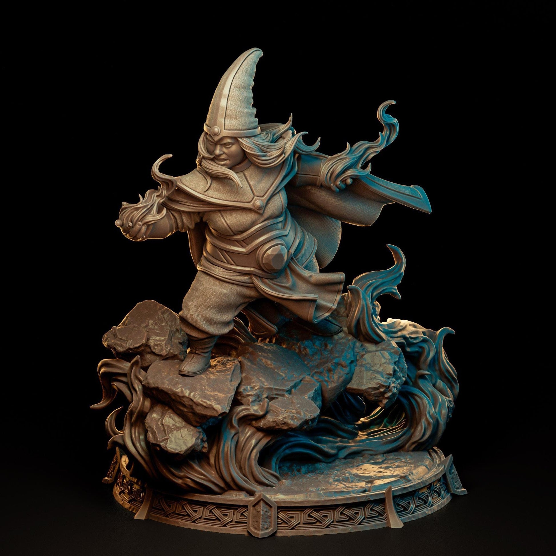 Elemental Conjurer | TTRPG D&D Miniature | The Witchguild