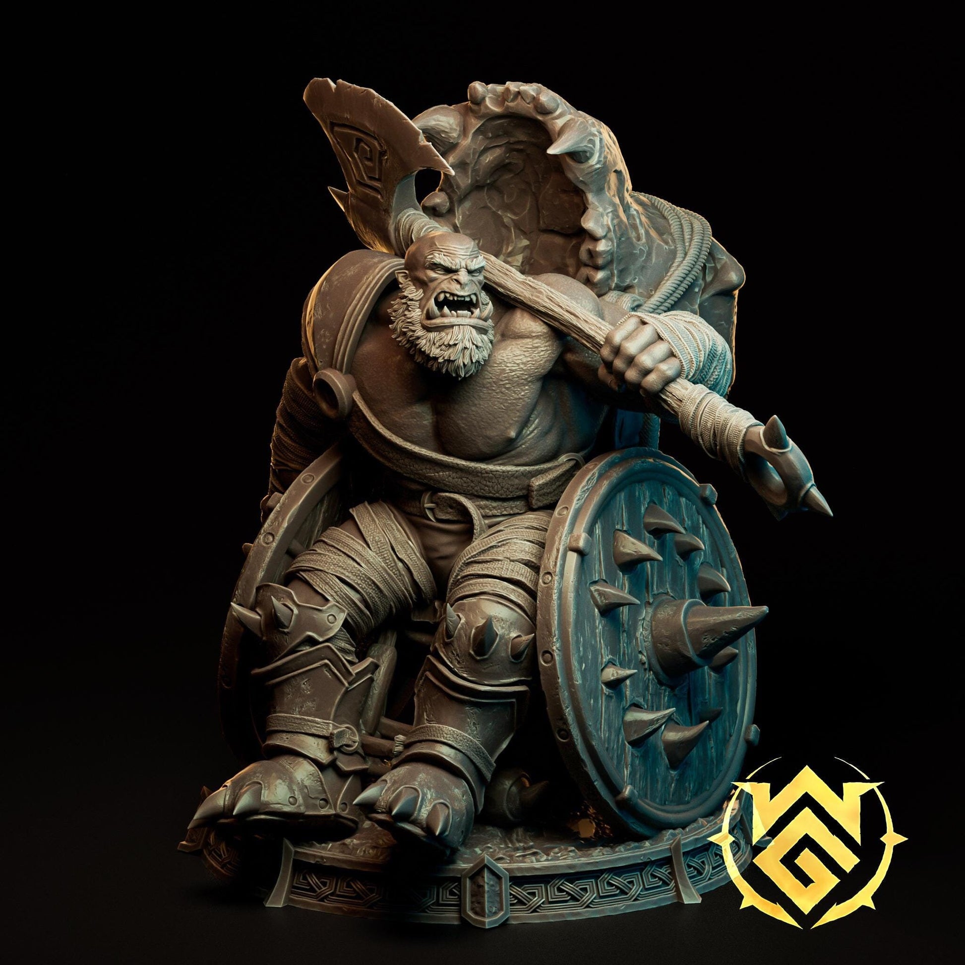 God Hewer Groc | TTRPG D&D Miniature | The Witchguild