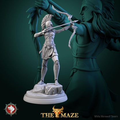 Amazons | TABLETOP SCALE | TTRPG Miniature | White Werewolf Tavern | Unpainted, Unplated Resin 8k