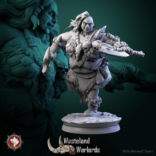 Big Barbarians | TABLETOP SCALE | TTRPG Miniature | White Werewolf Tavern | Unpainted, Unplated Resin 8k