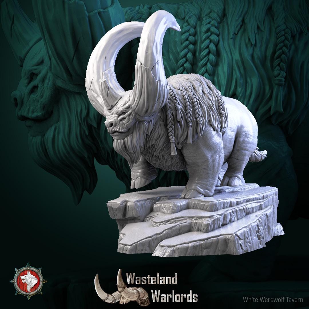 Buflon Barbarians | TABLETOP SCALE | D&D TTRPG Miniature | White Werewolf Tavern