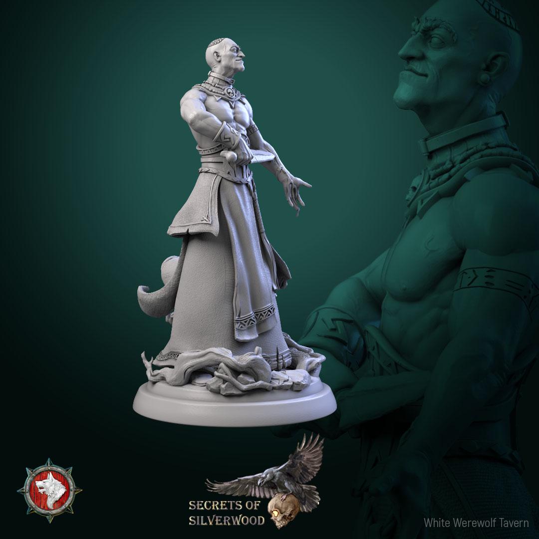 Chernobog Cultists | TABLETOP SCALE | TTRPG Miniature | White Werewolf Tavern