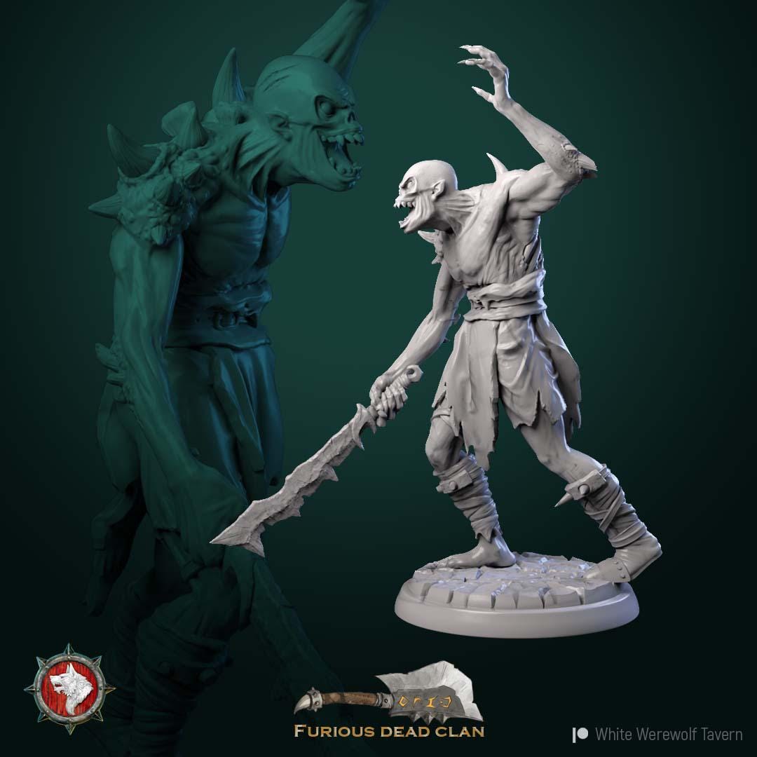Corrupted Orcs | TABLETOP SCALE | TTRPG Miniature | White Werewolf Tavern | Unpainted, Unplated Resin 8k