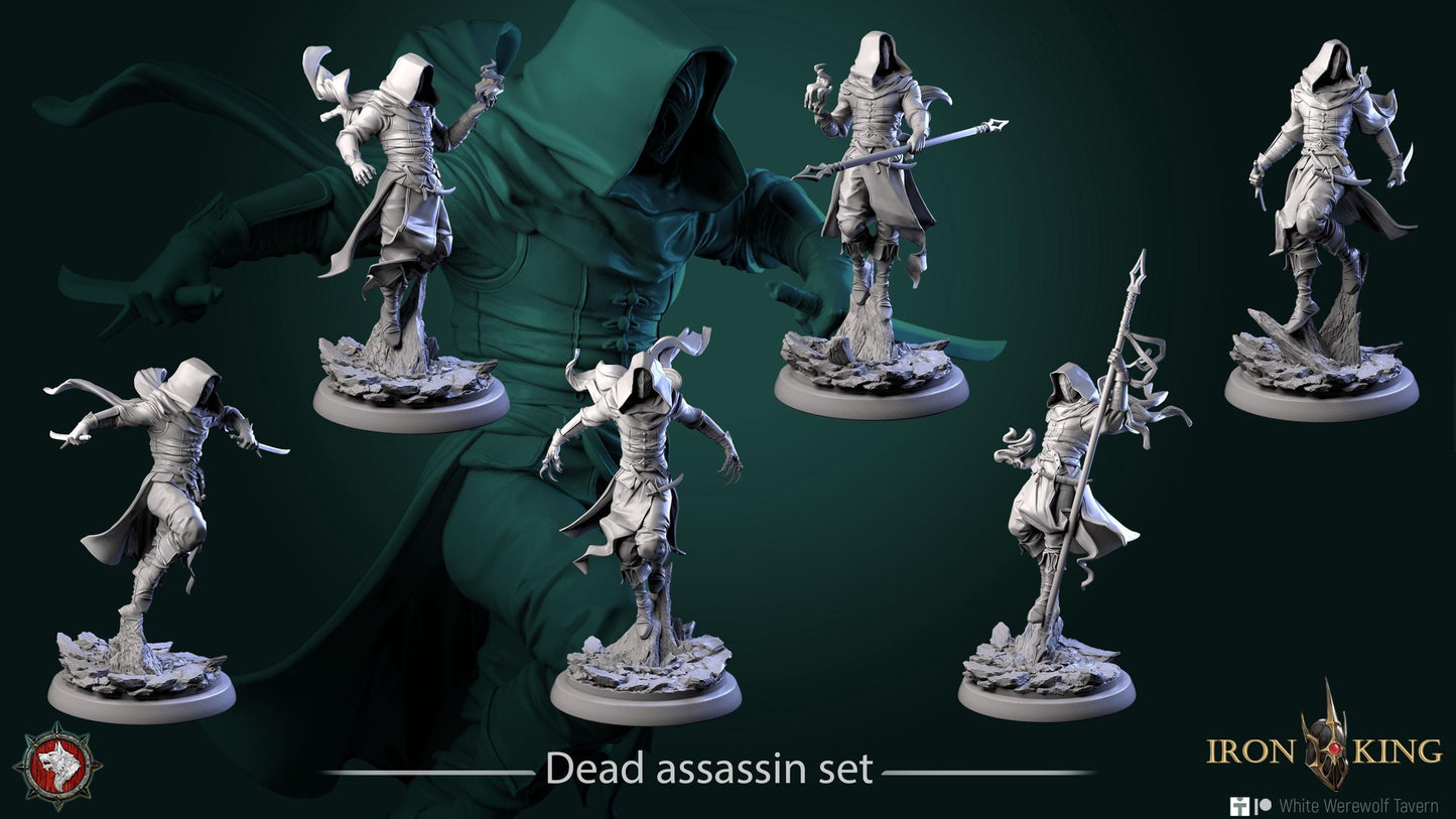 Dead Assassins | TABLETOP SCALE | TTRPG Miniature | White Werewolf Tavern