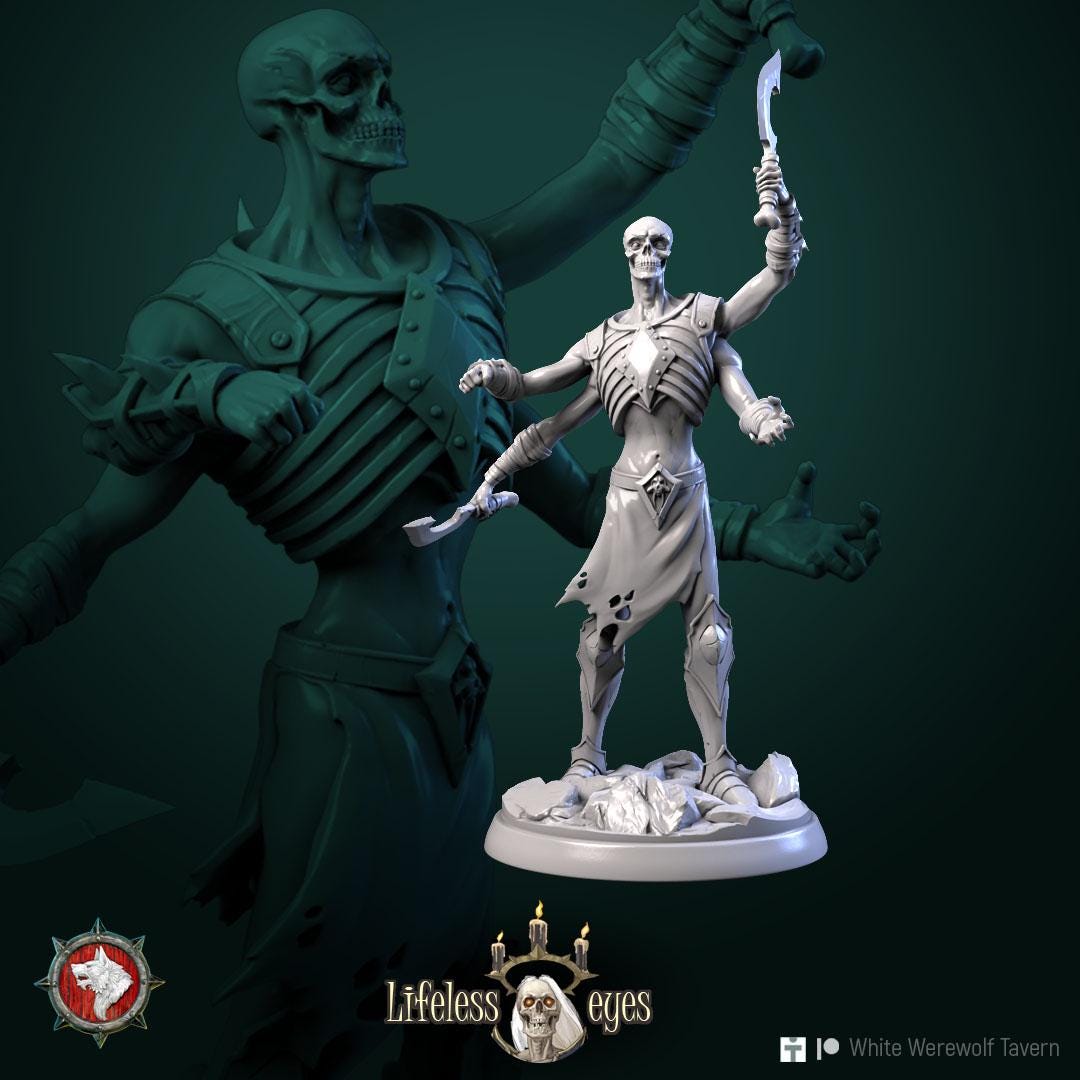 Death Reapers | TABLETOP SCALE | TTRPG Miniature | White Werewolf Tavern