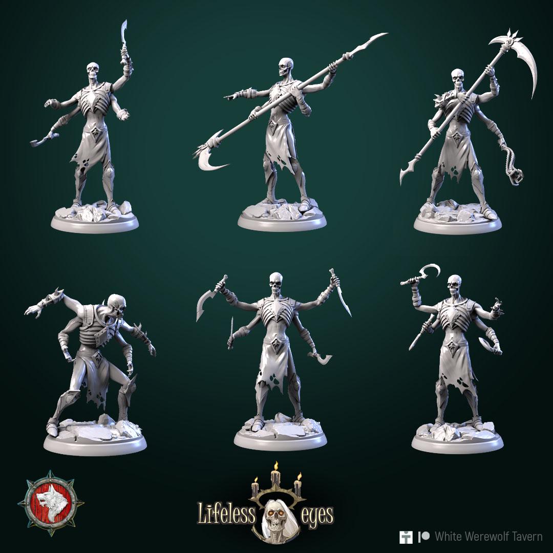 Death Reapers | TABLETOP SCALE | TTRPG Miniature | White Werewolf Tavern