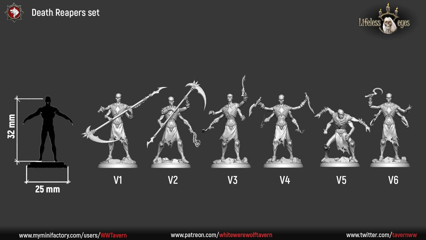 Death Reapers | TABLETOP SCALE | TTRPG Miniature | White Werewolf Tavern