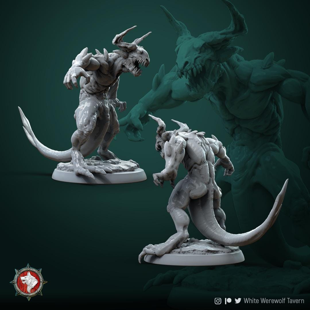 Devils | TABLETOP SCALE | TTRPG Miniature | White Werewolf Tavern