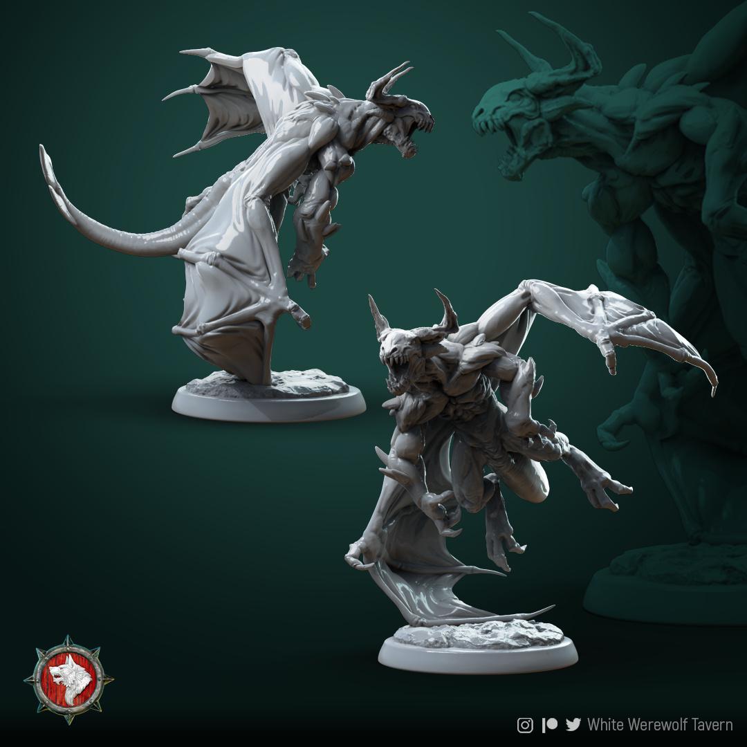 Devils | TABLETOP SCALE | TTRPG Miniature | White Werewolf Tavern
