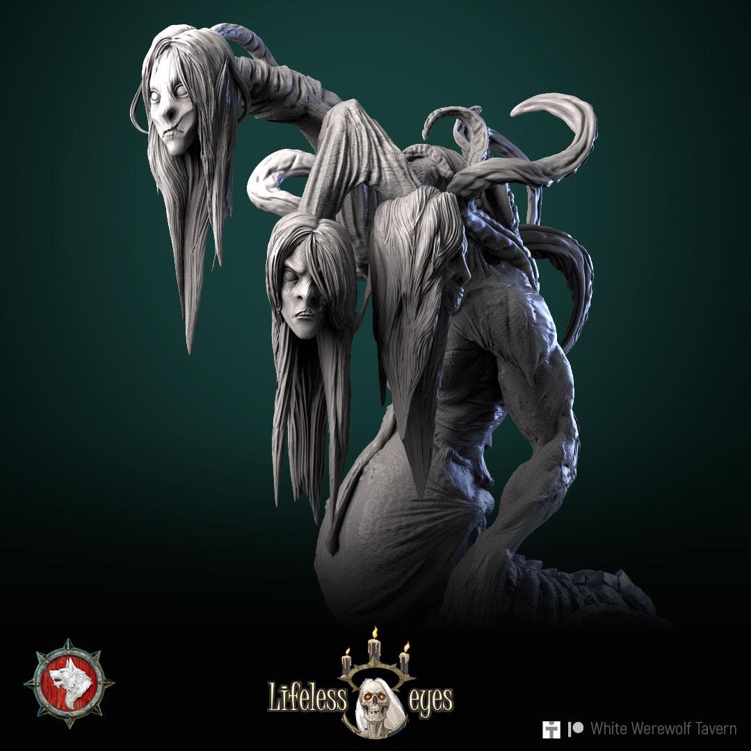 Doom Weaver, Undead Monster | TABLETOP SCALE | TTRPG Miniature | White Werewolf Tavern