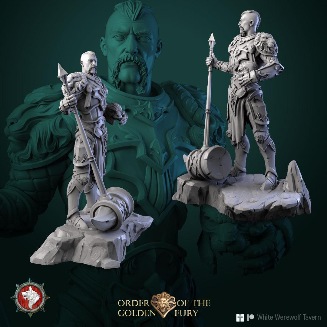 Dukas | TTRPG D&D Miniature | White Werewolf Tavern