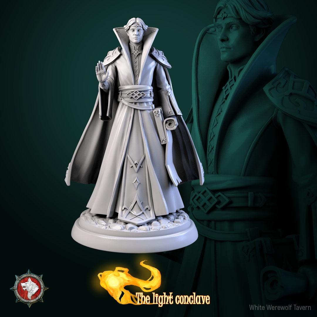 Exorcists | TABLETOP SCALE | TTRPG D&D Miniature | White Werewolf Tavern