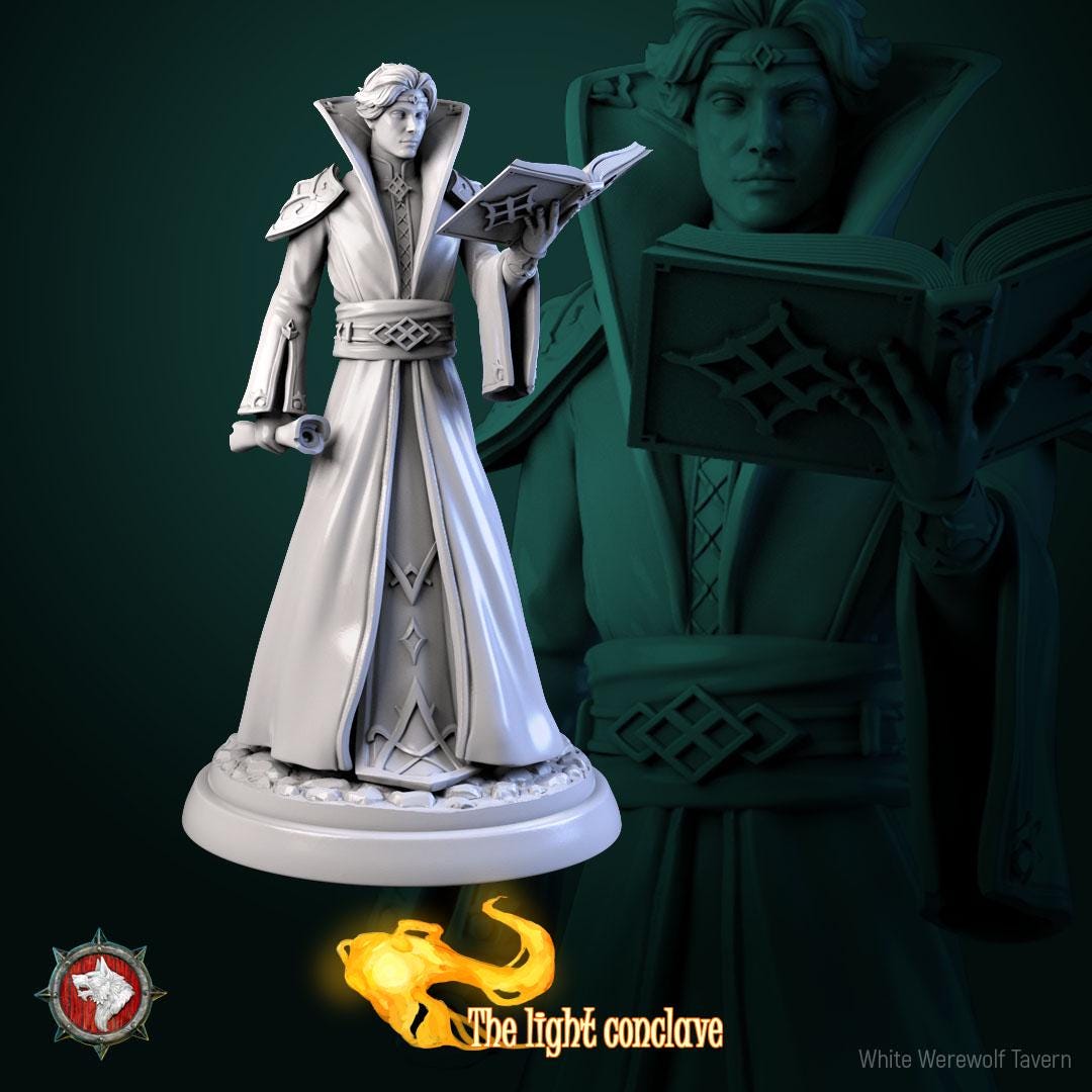 Exorcists | TABLETOP SCALE | TTRPG D&D Miniature | White Werewolf Tavern